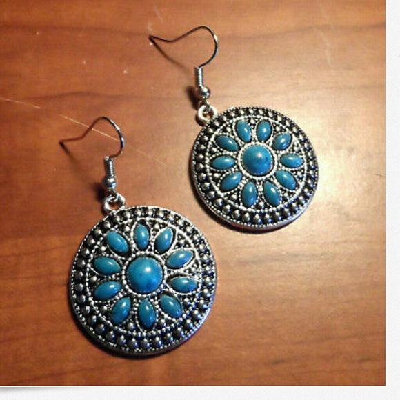 New ETHNIC BOHO Medallion Earrings variety - Picture 5 of 5